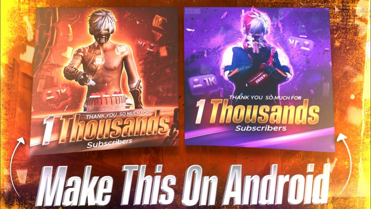 Free Fire Gaming Posters 🔥 Tutorial On Android / Gaming posters