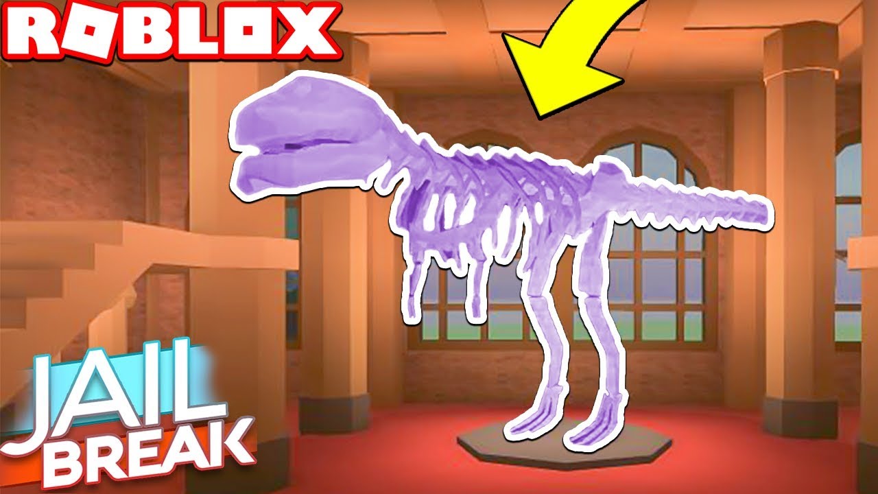 New Robbing Dinosaur Bones In Museum Roblox Jailbreak Summer Update Youtube - playing jailbreak as a dinosaur roblox jailbreak