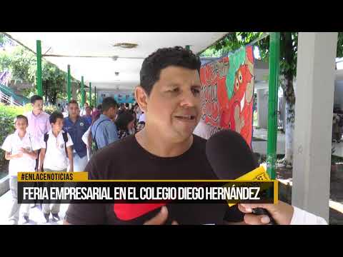 Se realiza feria empresarial en el colegio Diego Hernández