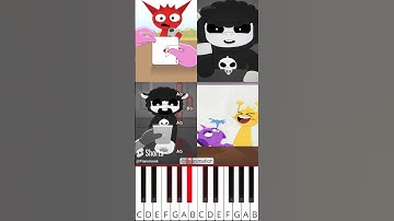Easy Magic Trick Tutorial COMPLETE EDITION | Sprunki (@tieanimation) - Octave Piano Tutorial