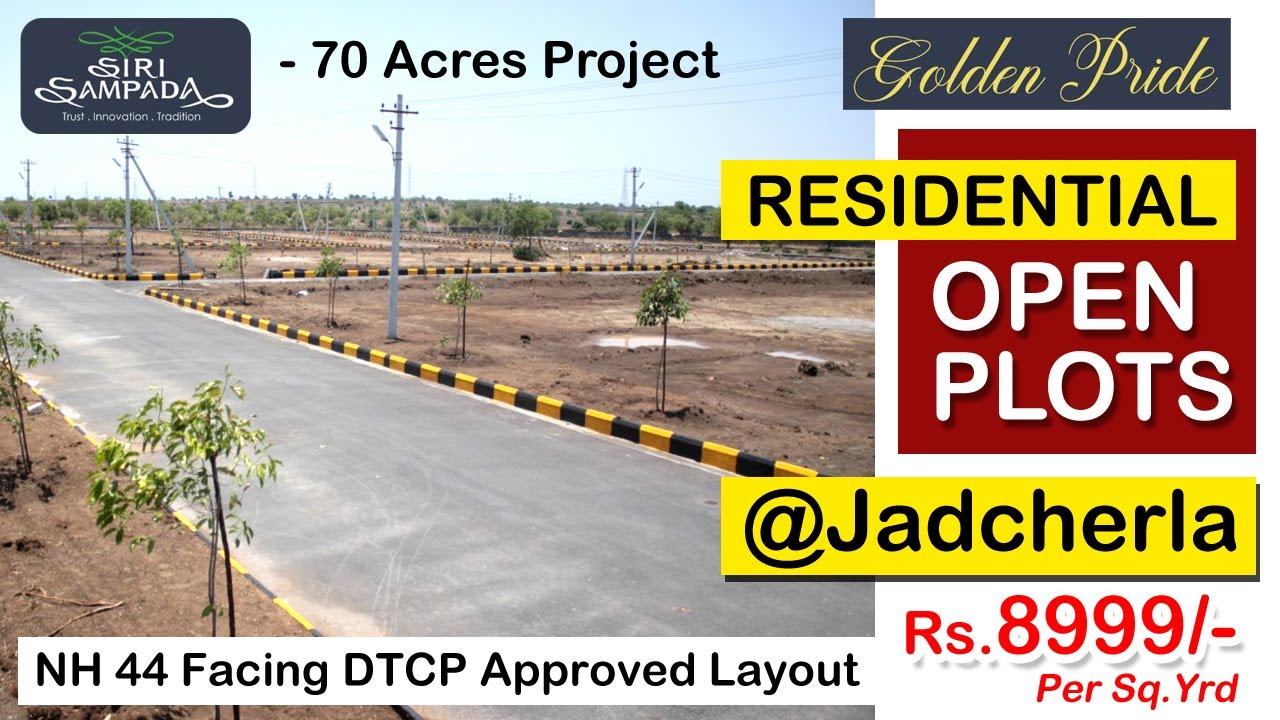 Residential Open Plots for Sale in Jadcherla Open Plots for Sale
