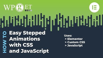 Elementor Stepped Animations with CSS