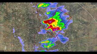 Strange Storm Action East of Plainview, TX on (28.04.16)
