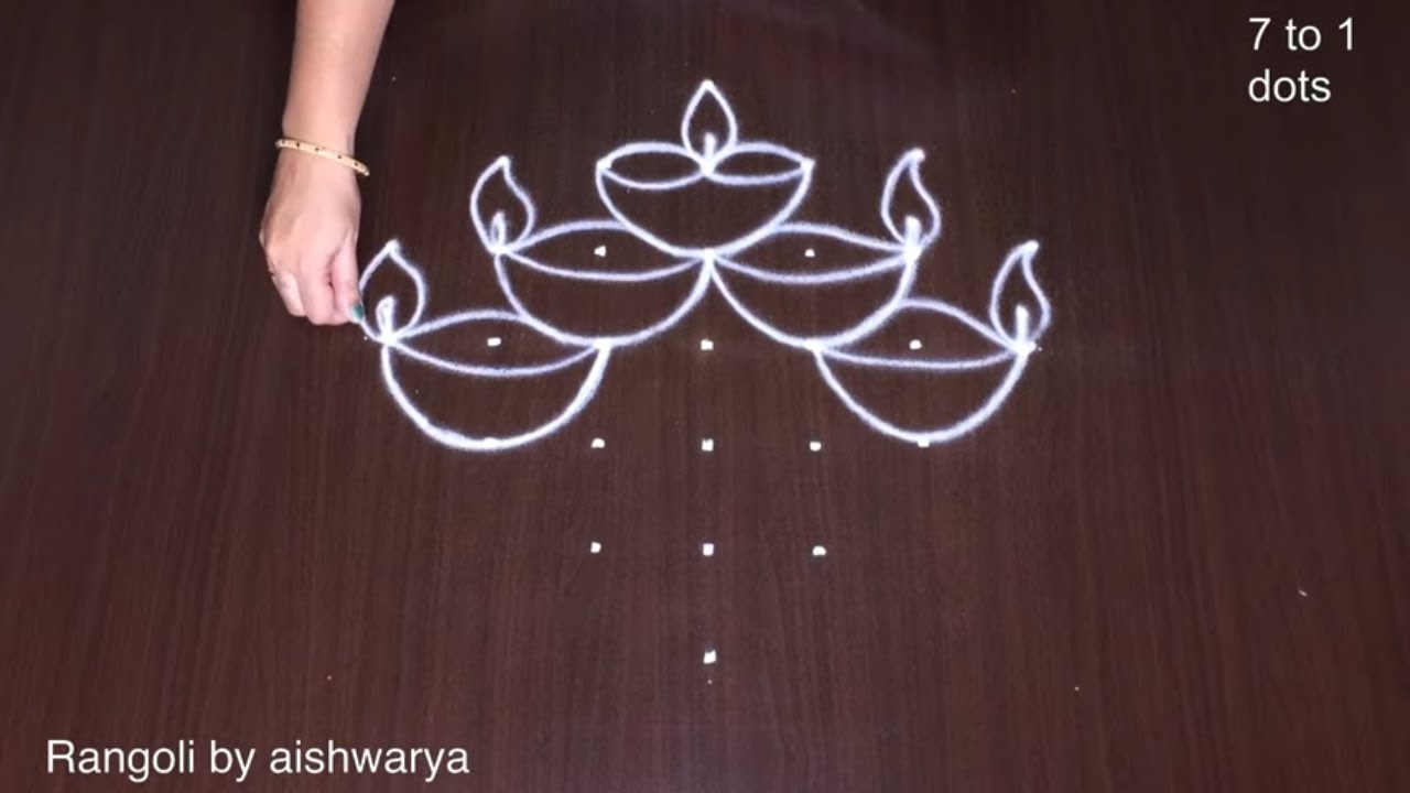 7se1 Dots Awesome Rangoli