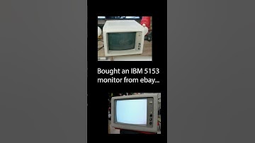 IBM 5153 monitor killed by a parcel service.