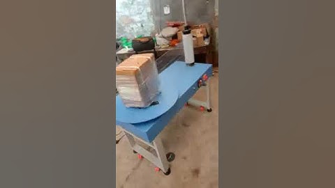 manual stretch wrapping machine