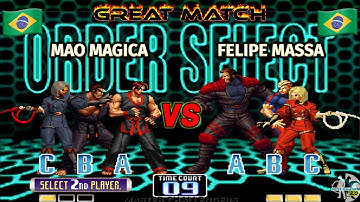 ¡GRAN BATALLA! Mao Magica vs Felipe Massa FT10 TOP MATCH KOF 2002