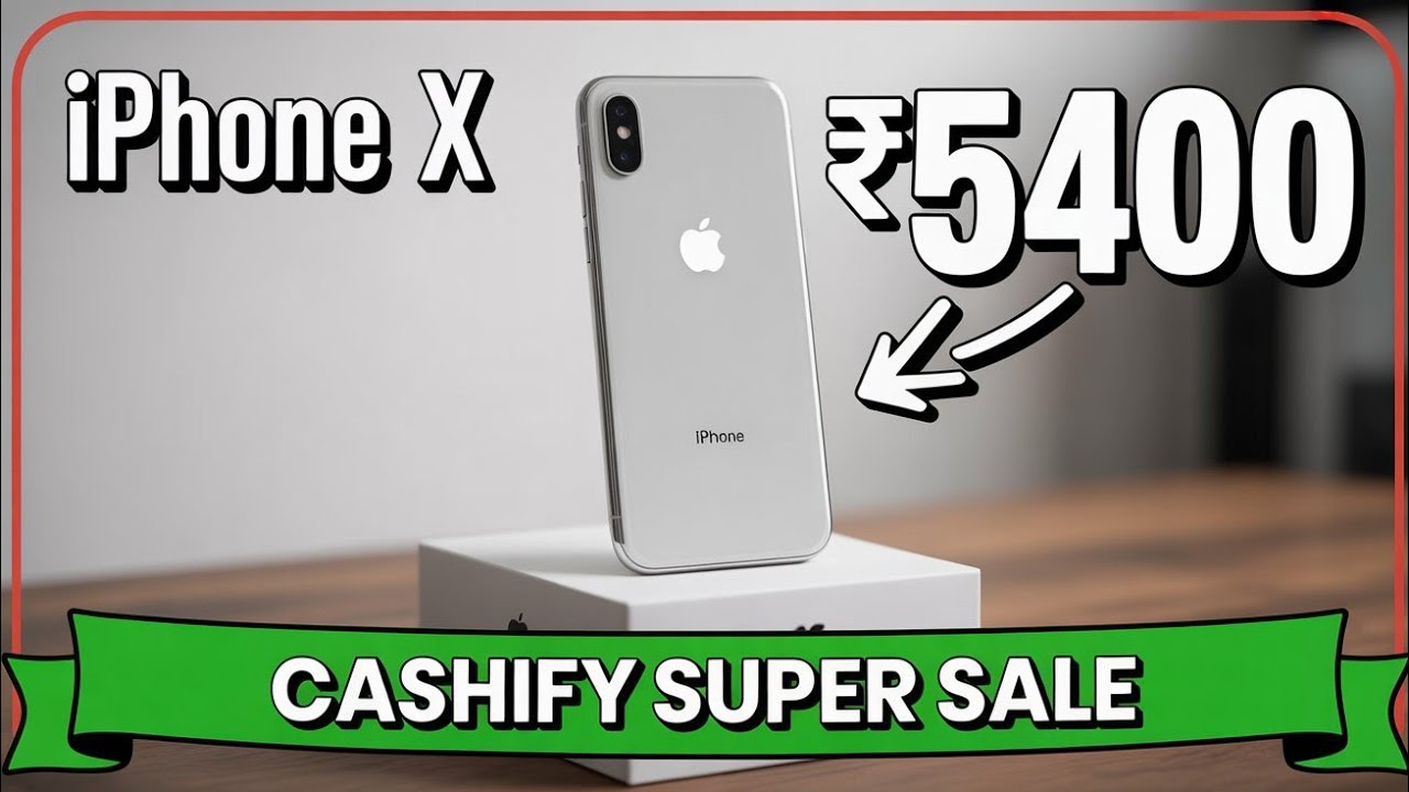 I phone X in just 5k 🔥 From Super Sale @cashify
