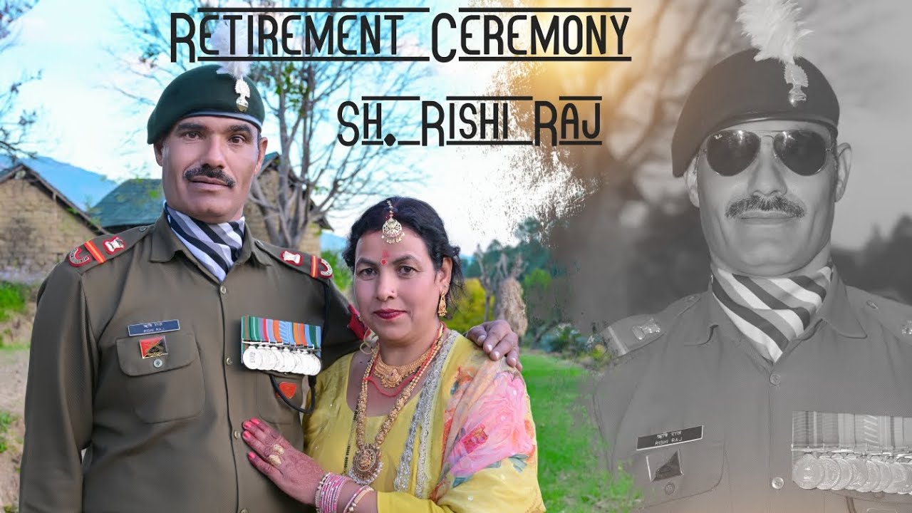 Major Rishi Raj sub. Major Rishi Raj Retirement Ceremony - YouTube