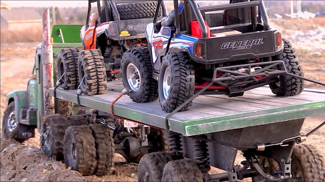 Polaris Side by Side action in Scale Town RC CWR YouTube