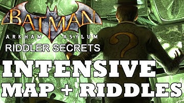 Batman: Arkham Asylum: Intensive Treatment Secret Map Location and Riddle Solutions