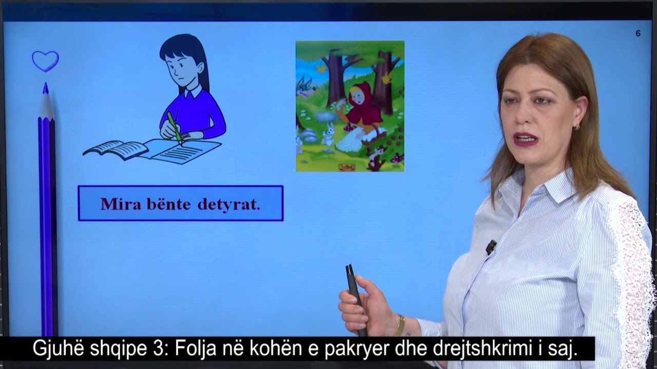 Gjuhë shqipe 3 - Folja në kohën e pakryer dhe drejtshkrimi i saj.