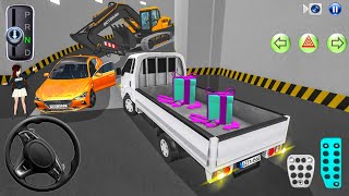 New Transporter Kia Pickup Stuck in Parking with Excavator - 3D Driving Class Android Gameplay 2025 screenshot 3