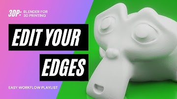 Edit Your #3DPrint Edges | Blender for 3D Printing