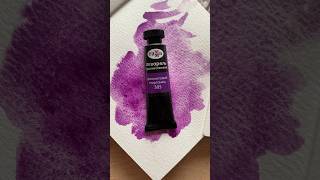 Фиолетовый марганец, PV16 от «Гамма» серии «Старый мастер» #акварель #выкраска #love