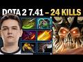 Wraith King Dota 2 7.41 with 24 Kills and Abyssal - Dota 2 Gameplay