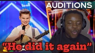 13-Year-Old Chase Varnes , lack boy "Life Goes On" by Ed Sheeran | Video Reaction | AGT 2025