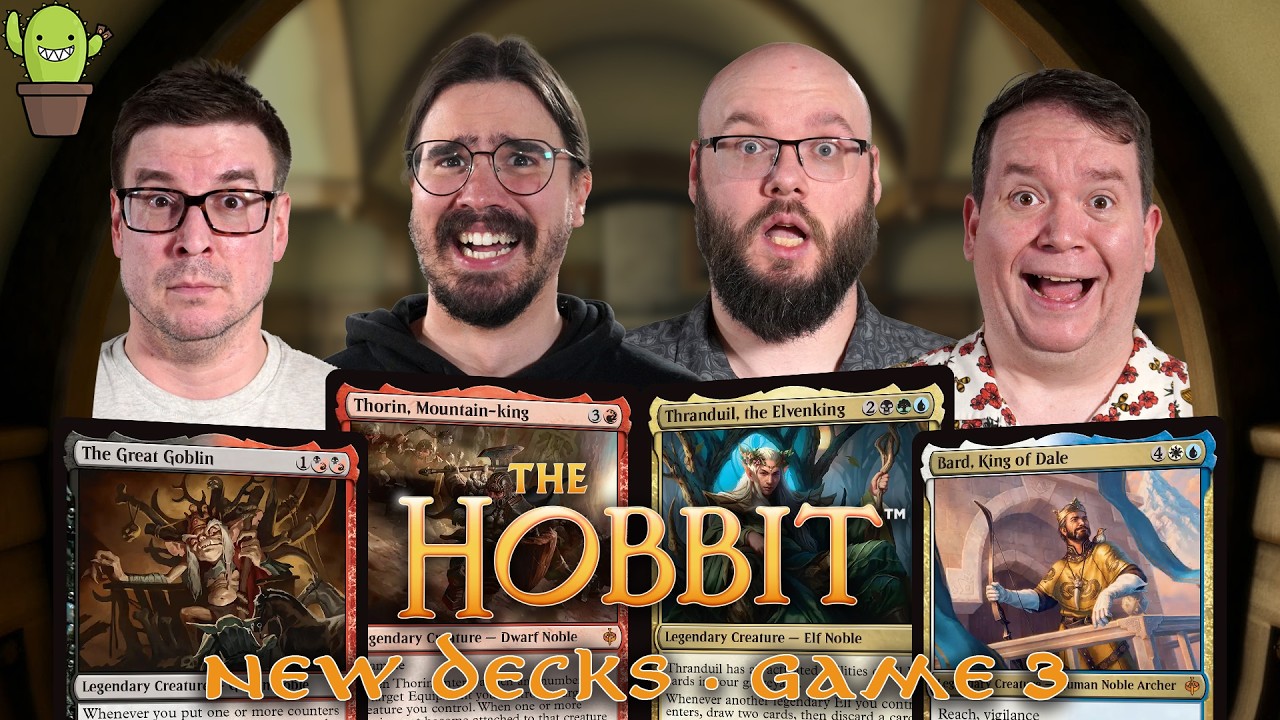 FILTHY COMMANDER BREWSES from THE HOBBIT | Bard VS Great Goblin VS Thranduil VS Thorin thumbnail