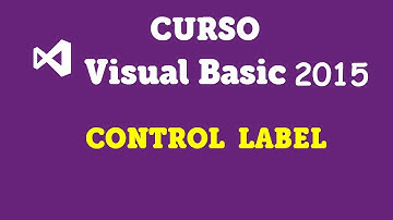 📝Curso VB.NET 2015 - Control Label