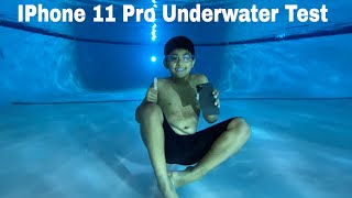 Apple Iphone 11 Pro MAX Underwater Waterproof Pool Testing The IP68 Water Resistance Tips \& Tricks