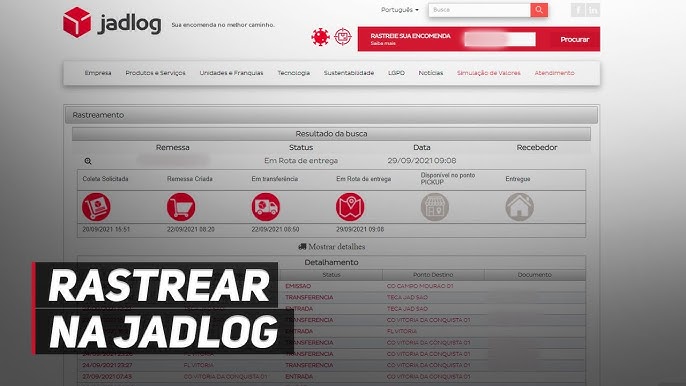 COMO RASTREAR SEU PEDIDO NA JADLOG 