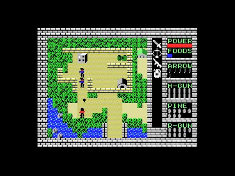 MSX　ランボー Super Rambo Special - Quick Look - MSX - YouTube