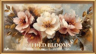Gilded Botanicals | Elegant Floral Paintings with Soft Music | Frame TV Art Screensaver 4K screenshot 5