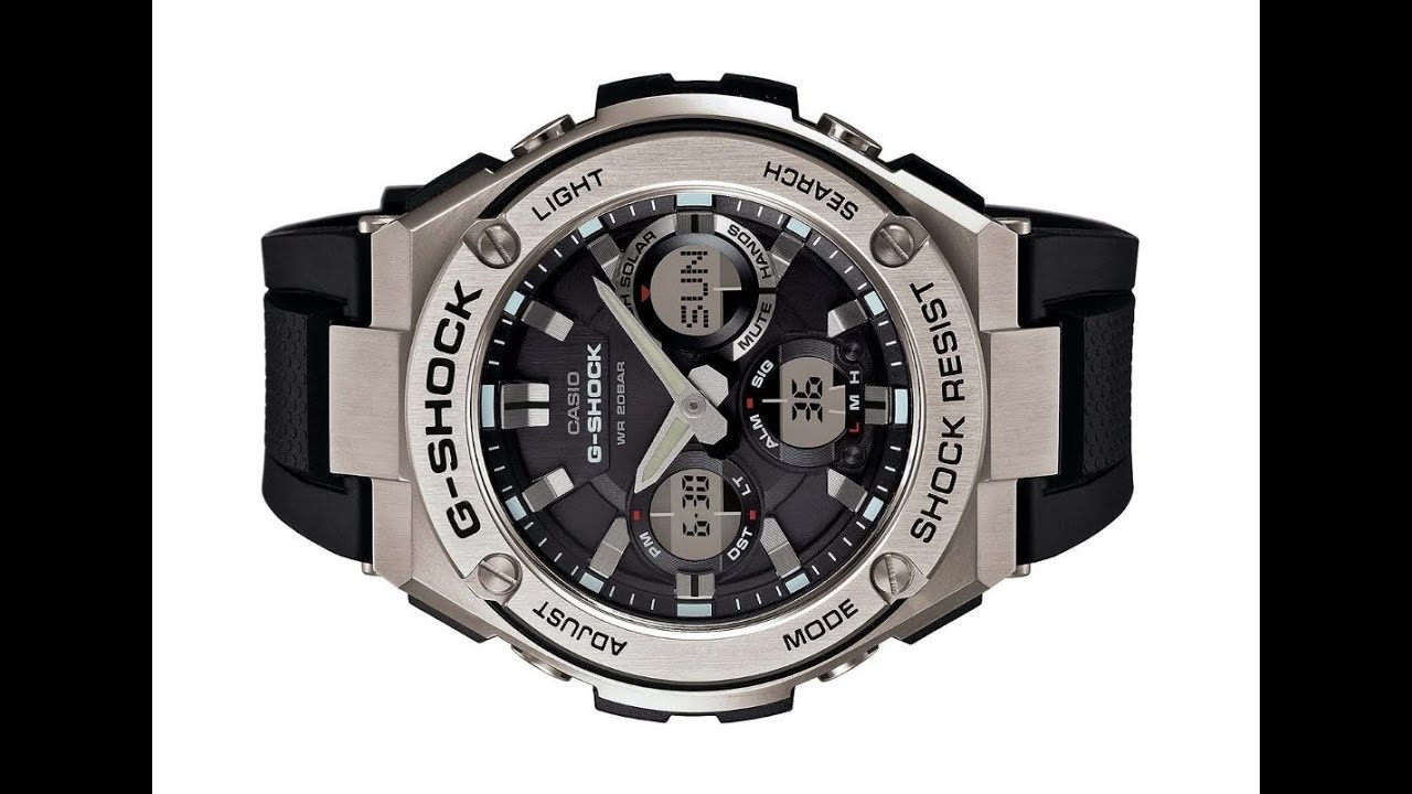 how to adjust time or Time setting G SHOCK GST S110 1A