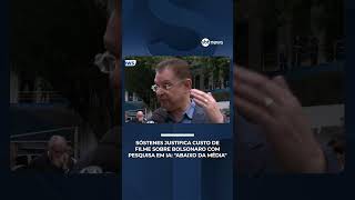 Sóstenes justifica custo de filme sobre Bolsonaro com pesquisa em IA: "abaixo da média" | #SBTNews