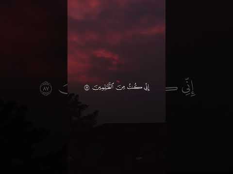 دعاء سيدنا يونس عندما كان في بطن الحوت لا إله إلا أنت سبحانك إني كنت من الظالمين محمد ايوب