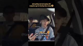 Jimin Arguing With Navigation App