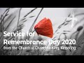 Remembrance 2020 Songs of Praise