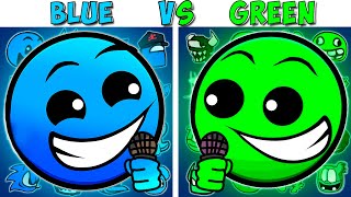 FNF Character Test | Gameplay VS My Playground | ALL Blue VS Green Test