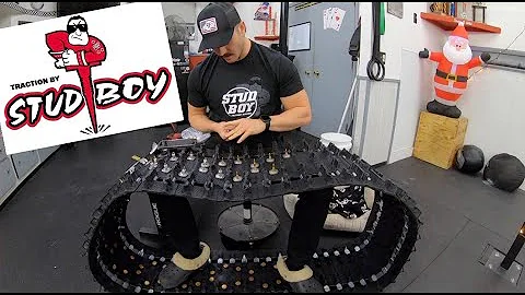 STUD BOY TRACTION PRODUCTS! STUDDING MY NEW POLARIS VRI TRACK BUT WHY ISN'T IT ON MY SLED?