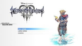 Kingdom Hearts 3 Opening Menu Lobby ᴴᴰ 1080p (キングダムハーツ 3)