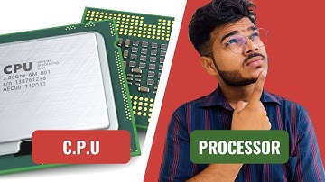 C.P.U vs Processor | What’s the difference??🤔🤔