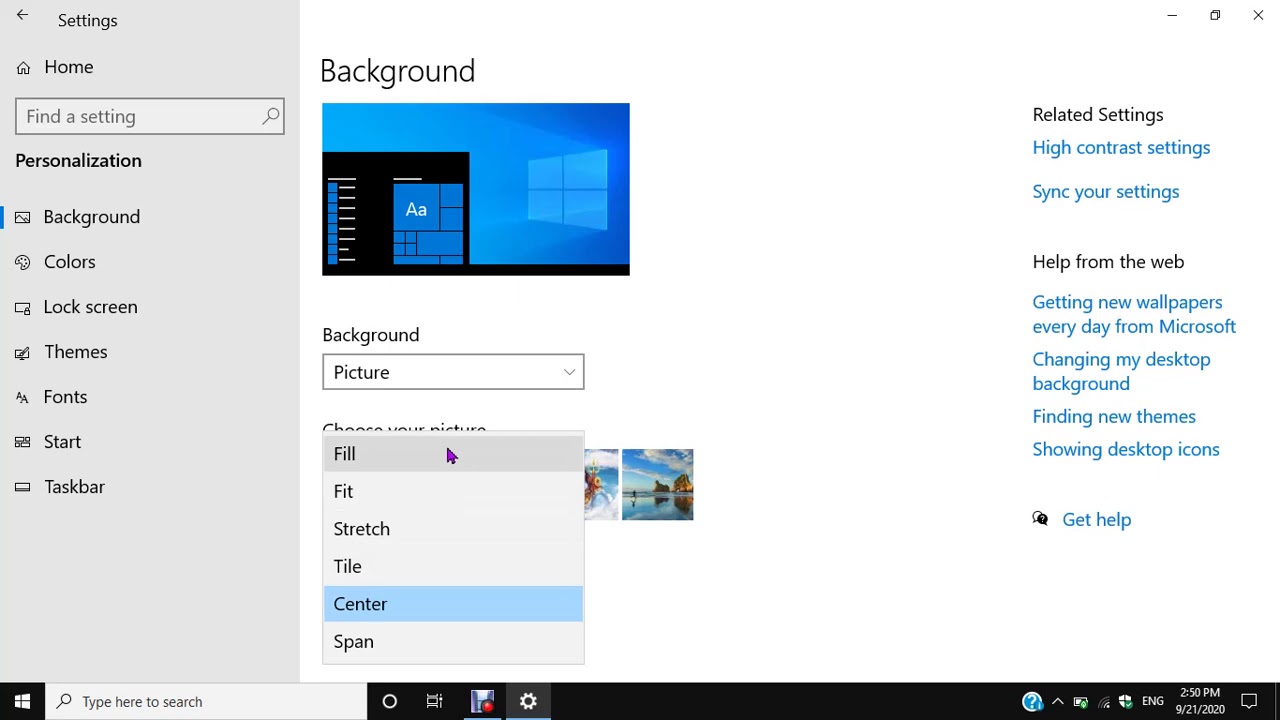 HOW TO CHANGE WALLPAPER IN LAPTOP HOME SCREEN - YouTube