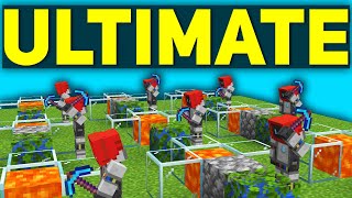 The ULTIMATE Mining Robot Strategy in Minecraft Skyblock | AkumaMC