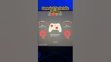 Fortnite Gamesir G7Se Settings #gamesirg7se #gamesir