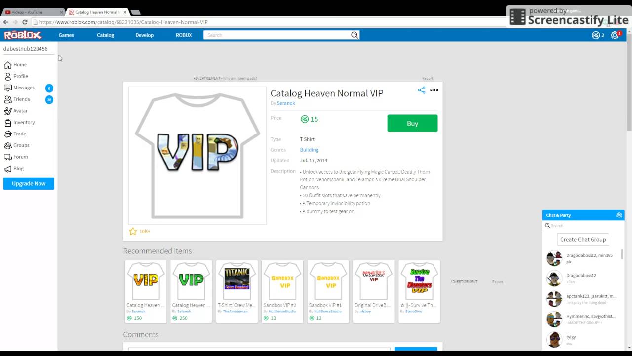 Get Free T Shirts On Roblox If You Are Poor Or Rich Youtube - roblox test dummy catalog heaven