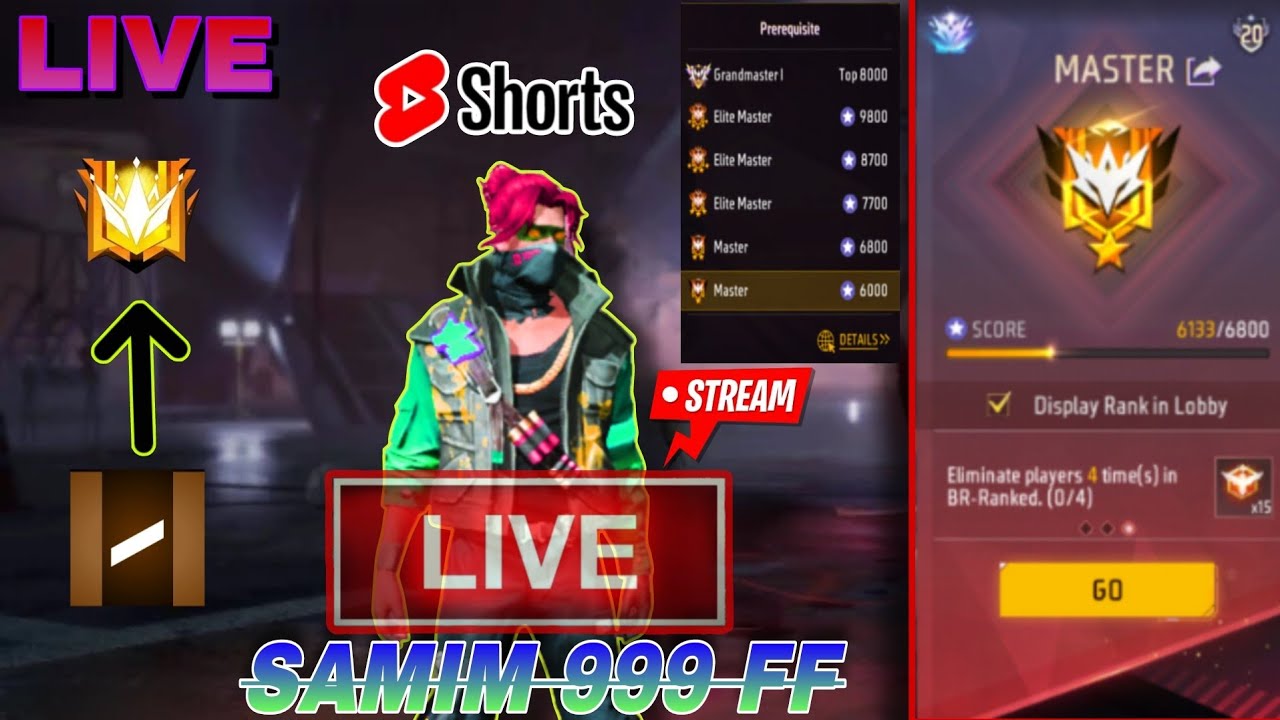 🔴[Live] Samim 999 ff Sent me Gun Crown🗿👑Full Josh😤Serious Grandmaster ...