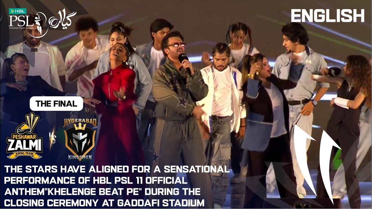 The stars have aligned for a sensational performance of HBL PSL 11 official anthem | MZB1K