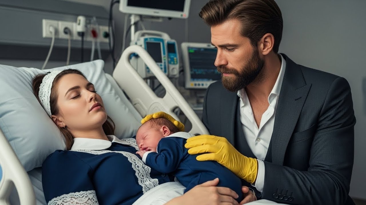 Ella dormía en el hospital con su bebé recién nacido… hasta que un millonario lo descubrió