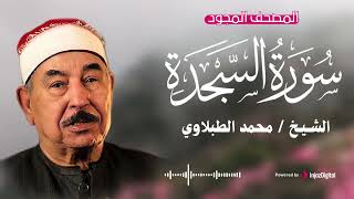 لحظات من الخشوع والتدبّر 📖 سورة السجدة بصوت الشيخ محمد محمود الطبلاوي