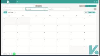 Kalysys - How To Filter Calendar View