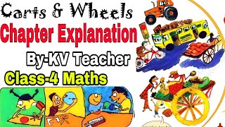 (PART-1) Carts And Wheels / Class-4 Maths NCERT Chapter 8 Explanation Question Answers By-KV Teacher Wealth