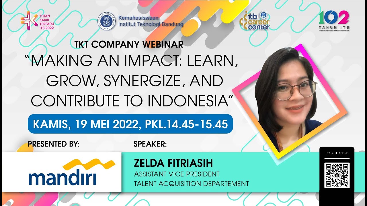 Webinar Virtual TKT Mei 2022 " Bank Mandiri "
