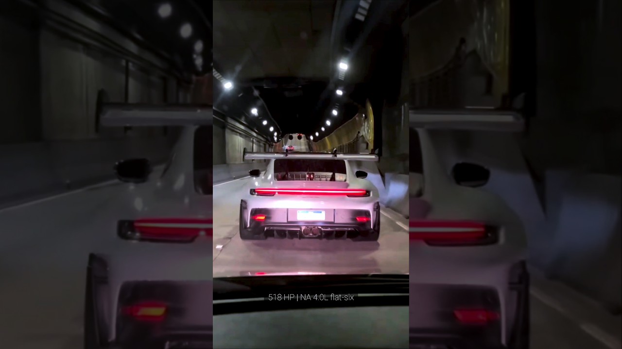Porsche 911 GT3 RS Tunnel Run | Pure Sound