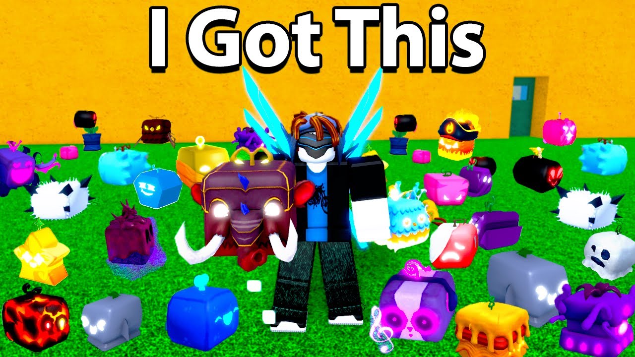 I Rolled 100 Fruits to Get Mammoth in Blox Fruits - YouTube