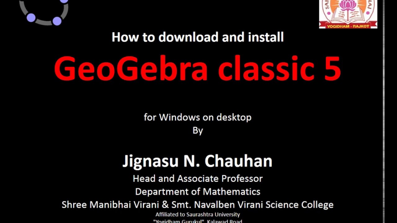 geogebra classic click to install